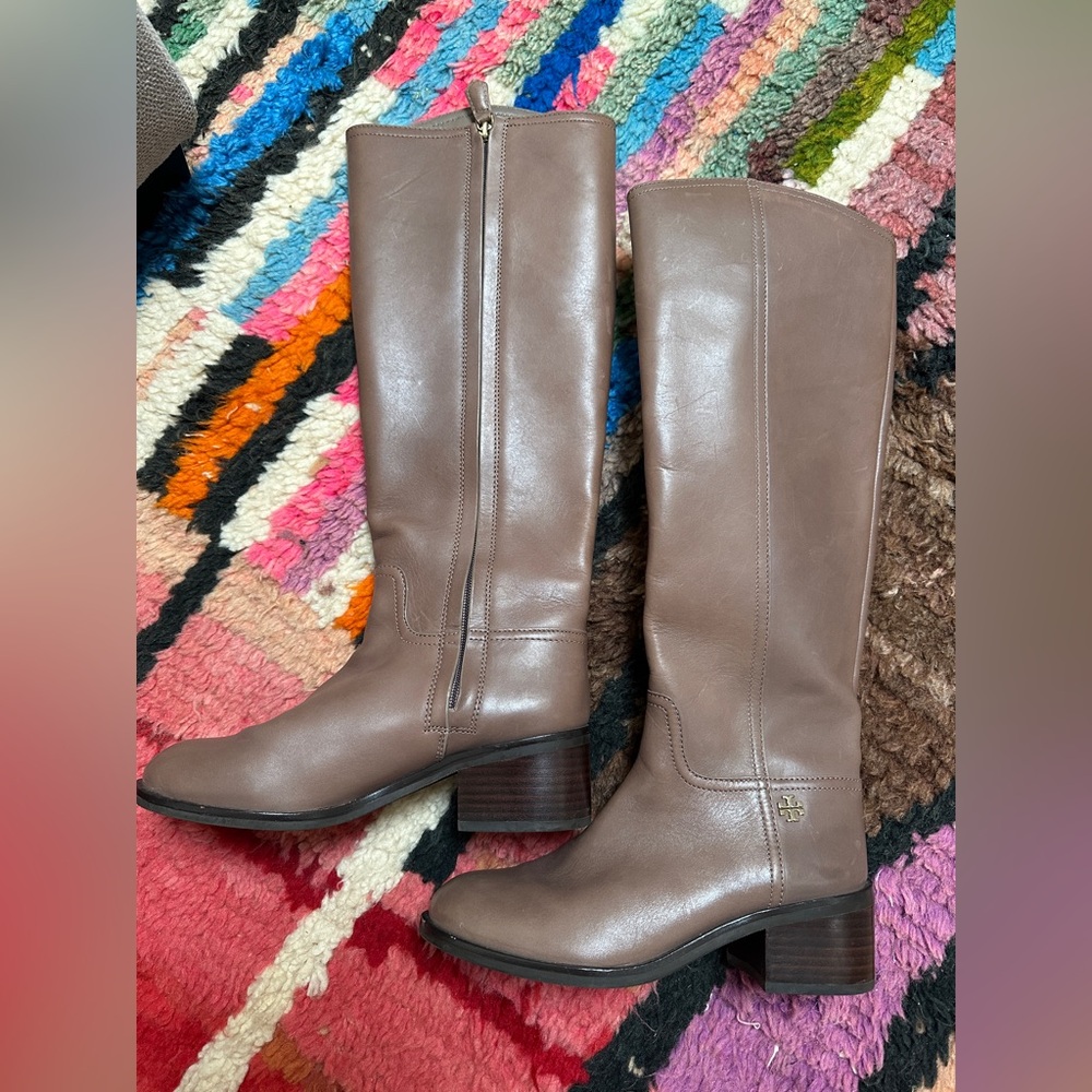 Tory Burch Tall Leather Riding Boot